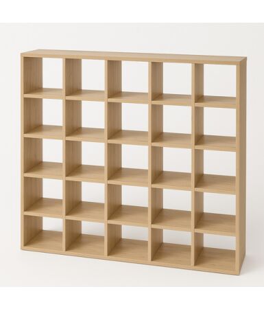 Regał z przegrodami i półkami: 4 x 5