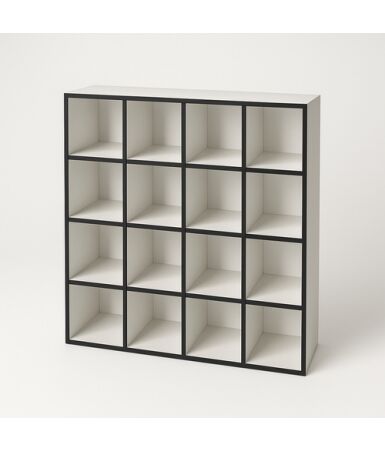 Regał z przegrodami i półkami: 4 x 5