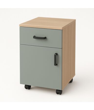 Kontenerek z szufladą i drzwiami