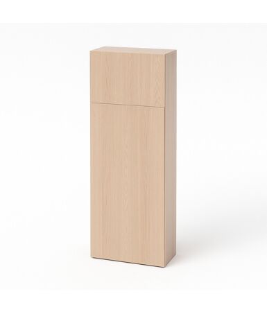 Szafa z nadstawką, półkami i podwojnymi drzwiami