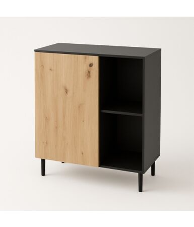 Komoda 2 segmenty z szufladami i drzwiami