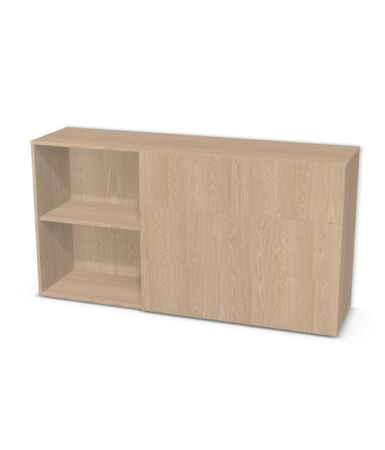 Komoda 2 segmenty z szufladami i drzwiami