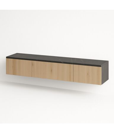 Komoda 2 segmenty z szufladami i drzwiami