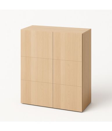 Komoda 2 segmenty z szufladami i drzwiami