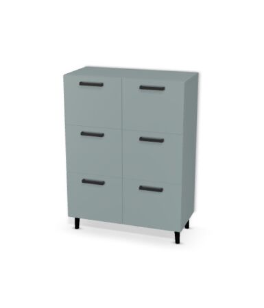 Komoda 2 segmenty z szufladami i drzwiami