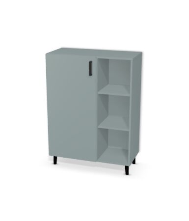 Komoda 2 segmenty z szufladami i drzwiami