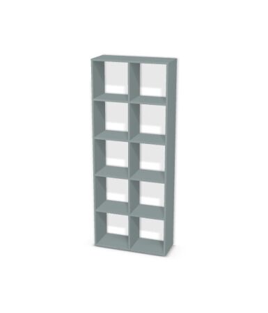 Regał z przegrodami i półkami: 4 x 5